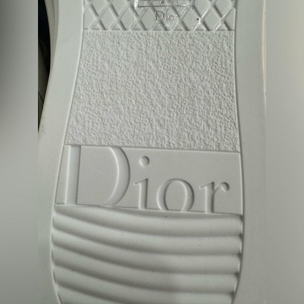 DIOR B23 White Canvas with AsteroDior Signature High Top Sneakers - Picture 13 of 16